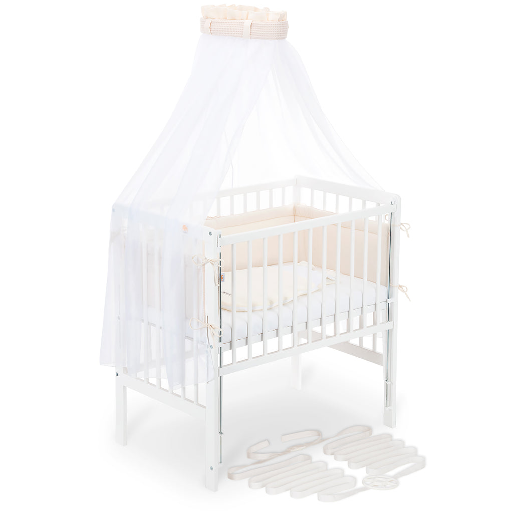 stretch schlafsack Beistellbett Boxspring Flex 26 weiß Komplettset Schlafsack – FabiMax