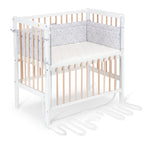 Beistellbett Boxspring Flex weiß / natur
