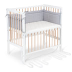 Beistellbett Boxspring Flex weiß / natur