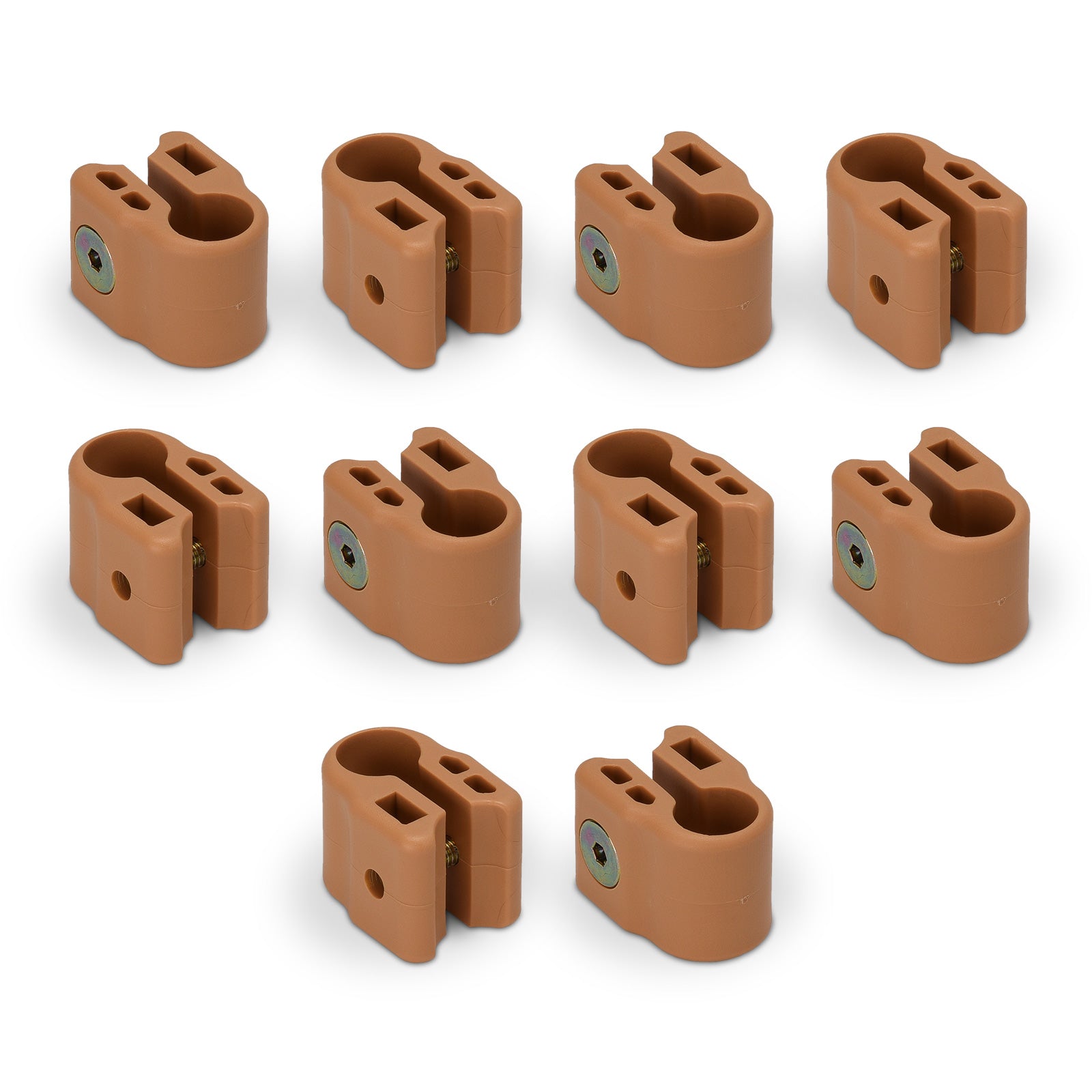 Klemmenset für Laufgitter beige