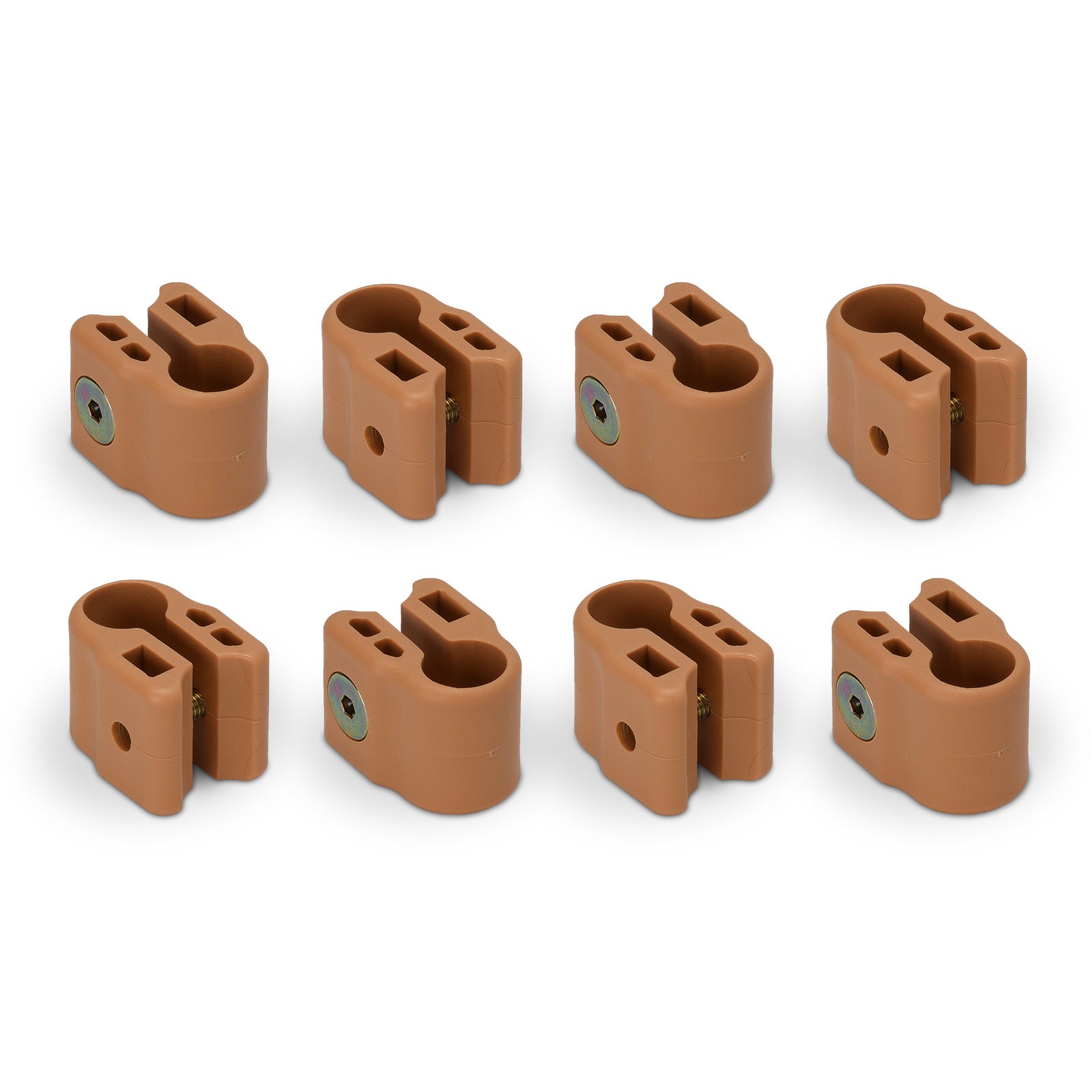 Klemmenset für Laufgitter beige
