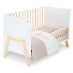 Kinderbett Lunara Weiß / Natur