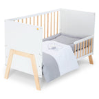 Kinderbett Lunara Weiß / Natur