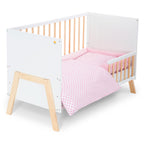 Kinderbett Lunara Weiß / Natur