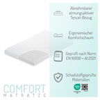Beistellbett Boxspring Flex weiß
