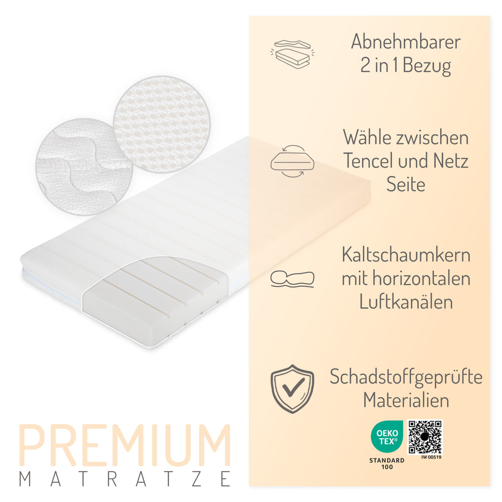 Matratze Premium für Kinderbett 120x60