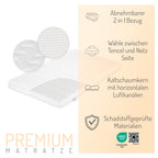 Matratze Premium für Beistellbett 90x55 cm