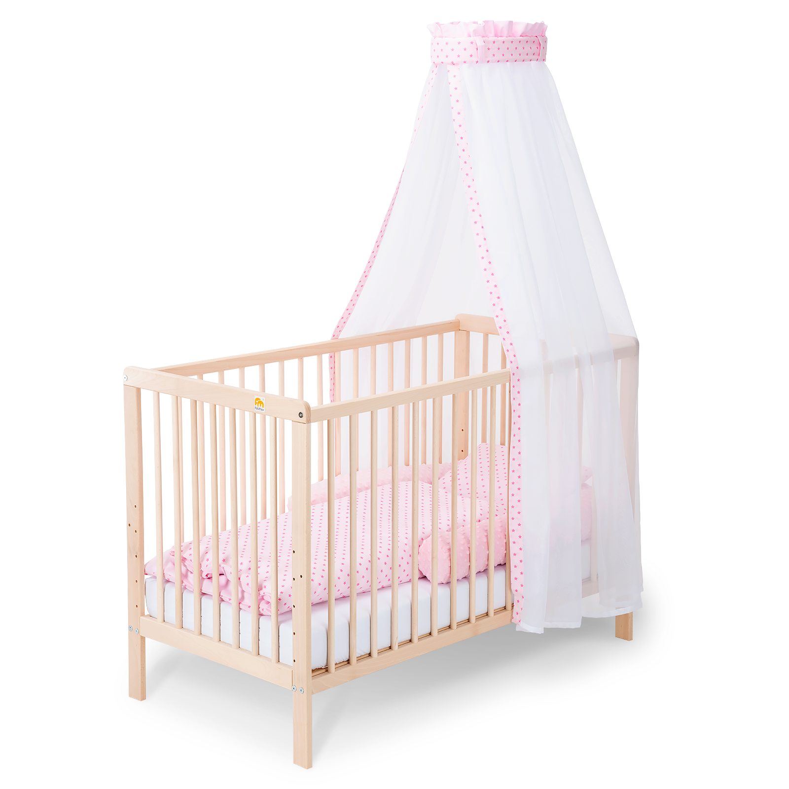 Kinderbett Nubi Natur 120x60