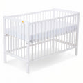 Kinderbett Nubi Weiß lackiert 120x60