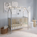 Hausbett Schlafmütze Grau / Natur 120x60