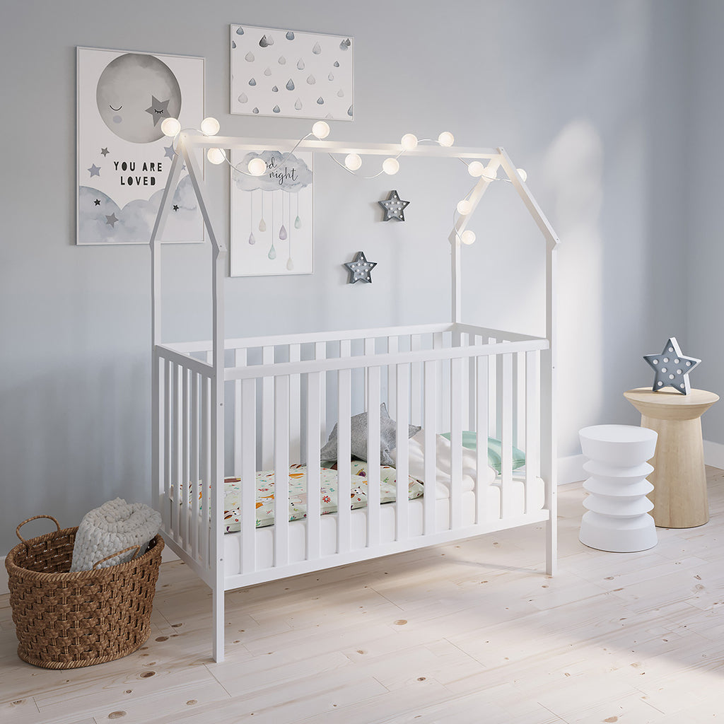 Hausbett Schlafmütze Weiß 120x60