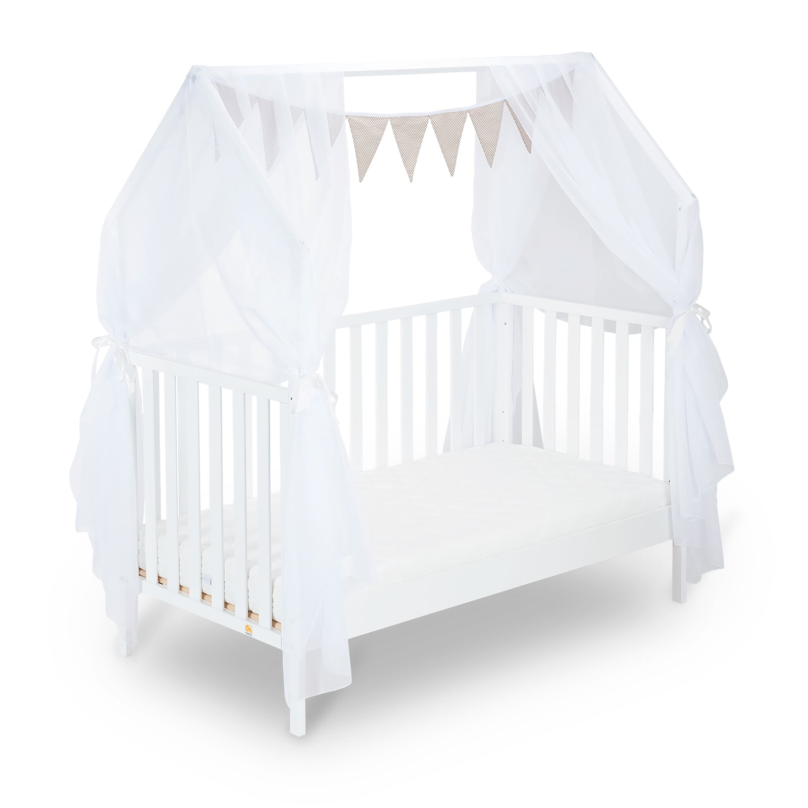 Hausbett Schlafmütze Weiß 140x70