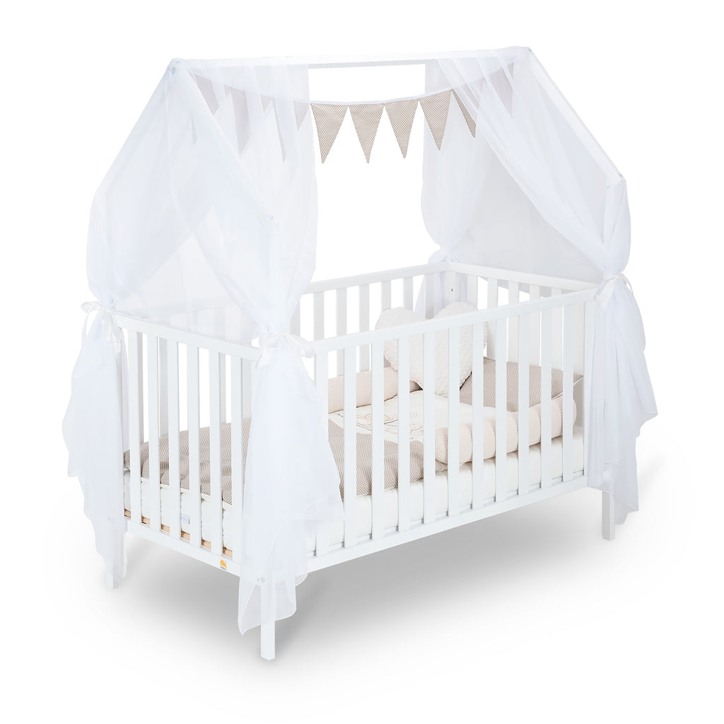 Hausbett Schlafmütze Weiß 120x60