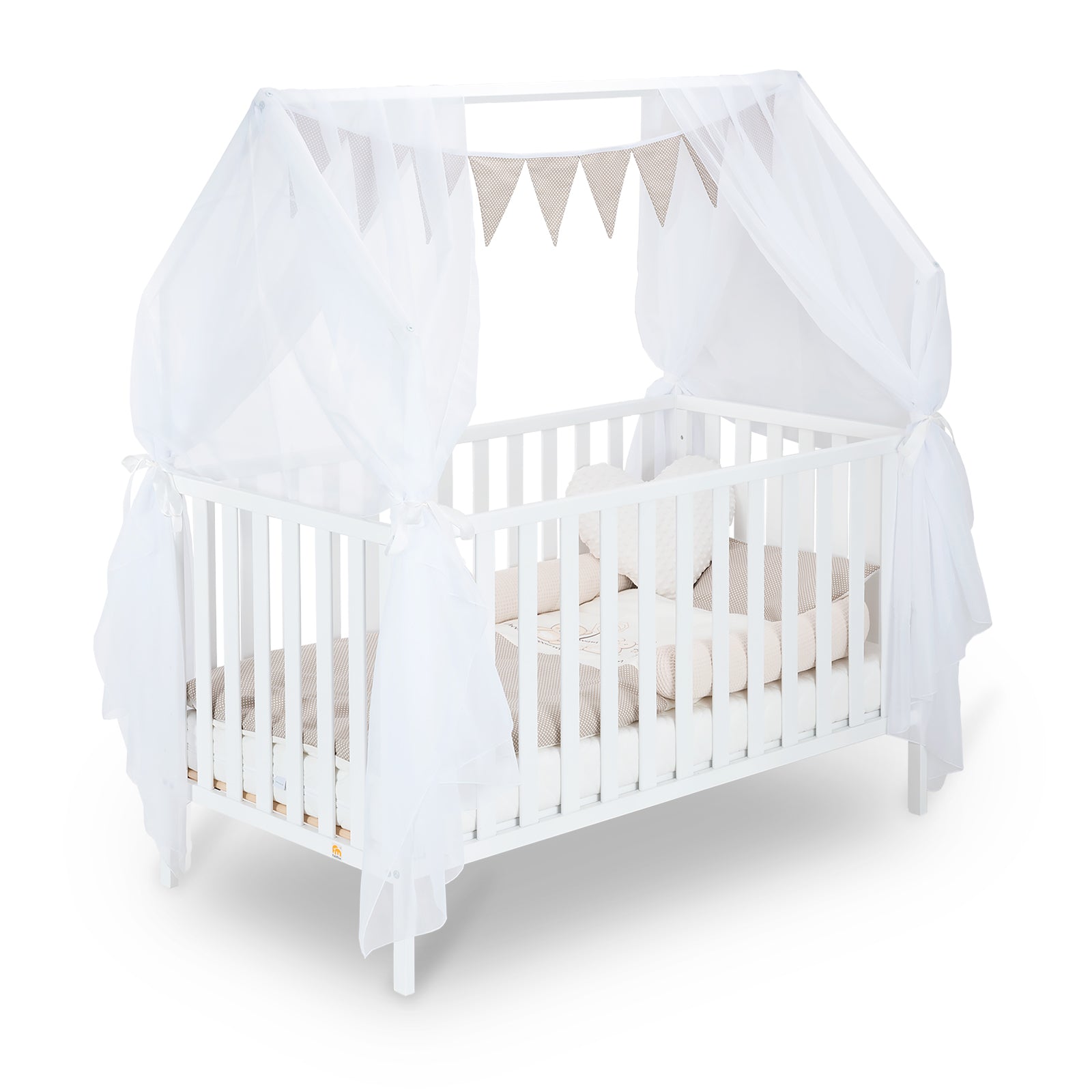 Hausbett Schlafmütze Weiß 140x70