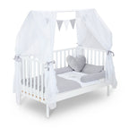 Hausbett Schlafmütze Weiß 140x70