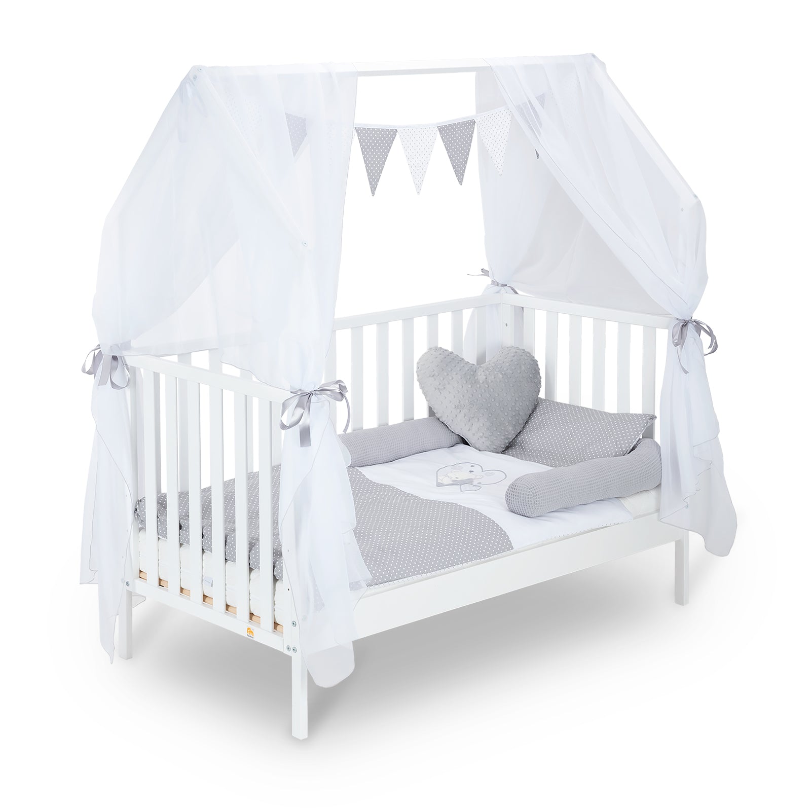 Hausbett Schlafmütze Weiß 140x70