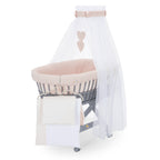 Stubenwagen grau lackiert