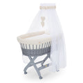 Bassinet painted grey