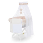 Stubenwagen weiß lackiert