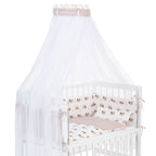 Musselin Textil-Komplettset für Beistellbett Katzen