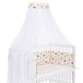 Musselin Textil-Komplettset für Beistellbett Tierchen