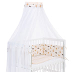 Musselin Textil-Komplettset für Beistellbett Tierchen