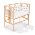 Side bed box spring natural
