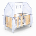 Hausbett Schlafmütze Grau / Natur 140x70