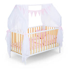 Hausbett Schlafmütze Weiß / Natur 120x60