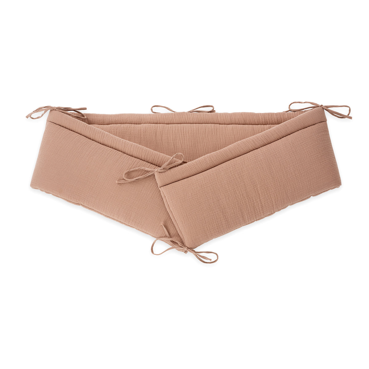 Musselin Nestchen Braun für Beistellbett Boxspring
