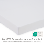 Spannbettlaken 75x100