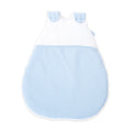 Musselin Schlafsack mit Knöpfen Blau