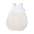 Musselin Schlafsack mit Knöpfen Creme