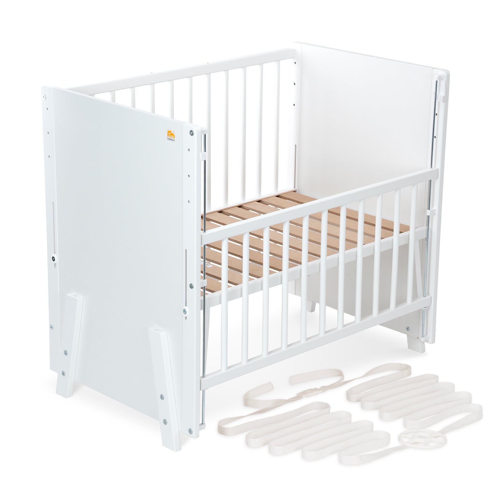 Beistellbett Boxspring Vario Weiß