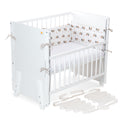 Side bed Boxspring Flex white