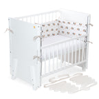Side bed Boxspring Flex white